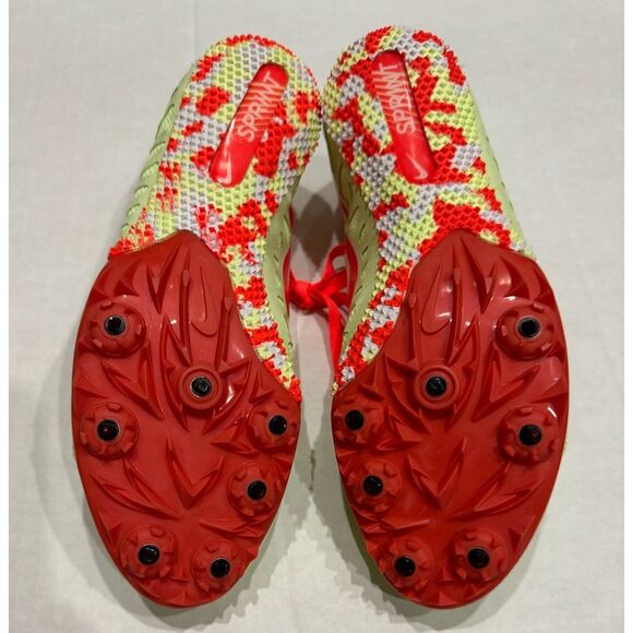 NIKE Track Shoes Cleats Zoom Rival S 6 456811-761 Green Running Sprinting Sz 7.5 - Picture 5 of 6